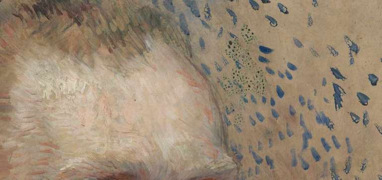 Van Gogh - Autoportret - 1887 - detal 3