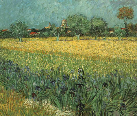Van Gogh - obraz - Widok Arles