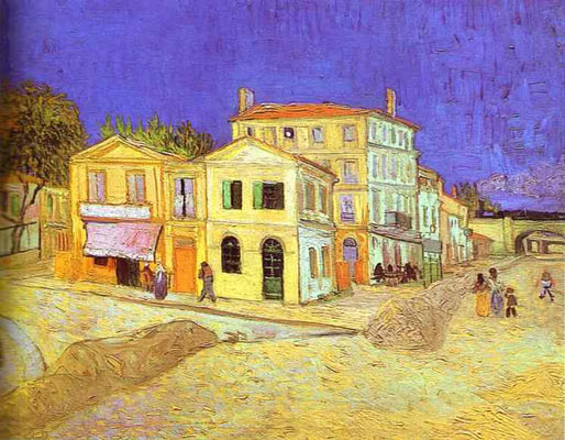 Obraz van Gogha - Żólty dom